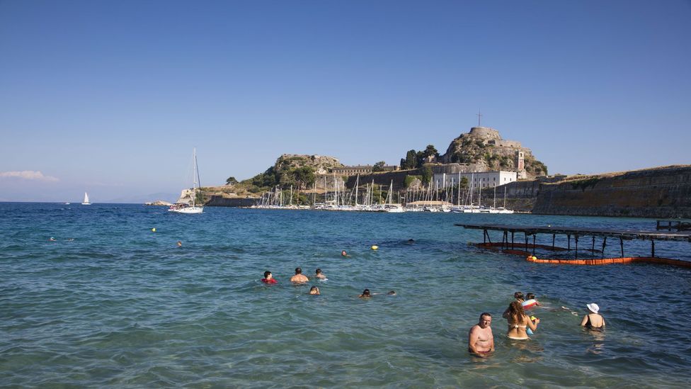 Warm Mediterranean waters make Greece an ideal place to swim (Credit: Holger Leue/Getty Images)
