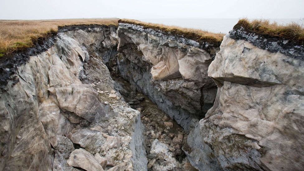 Permafrost is any earth material that remains at or below 0C for at least two consecutive years (Credit: Alamy)