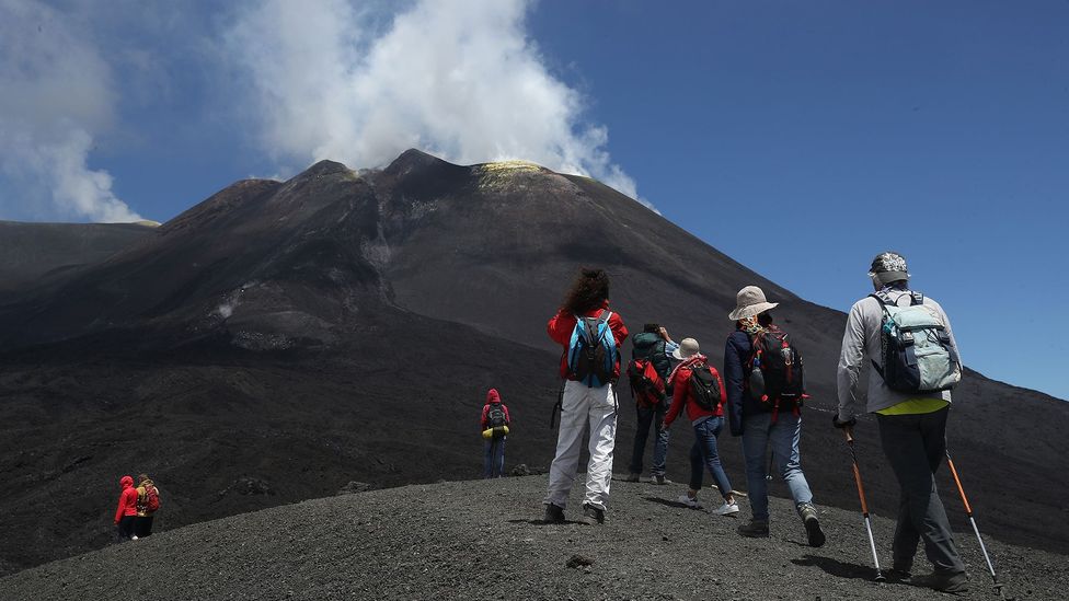 Thrill-seekers can hike Mount Etna, the most active volcano in Europe (Credit: Sean Gallup/Getty Images)