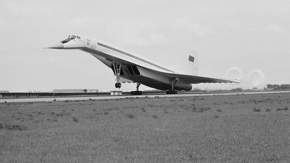 The Tu-144 was one of the last airliners to have to use a braking parachute to decelerate (Credit: Getty Images)
