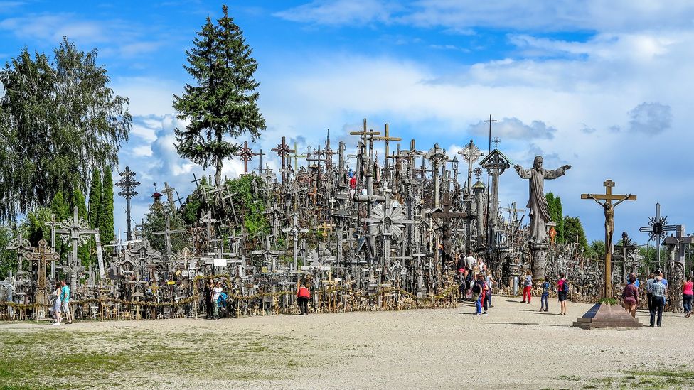 No-one knows how Lithuania's Hill of Crosses came to be (Credit: Paul Stewart) No-one knows how Lithuania's Hill of Crosses came to be (Credit: Paul Stewart)