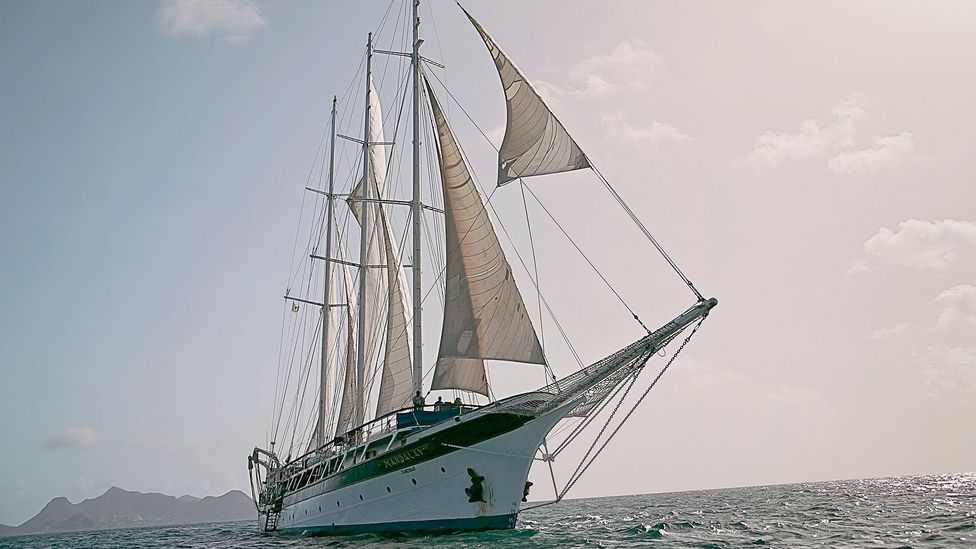 Judy Garrison and her husband set sail on a photography cruise aboard the S/V Mandalay (Credit: Judy Garrison)