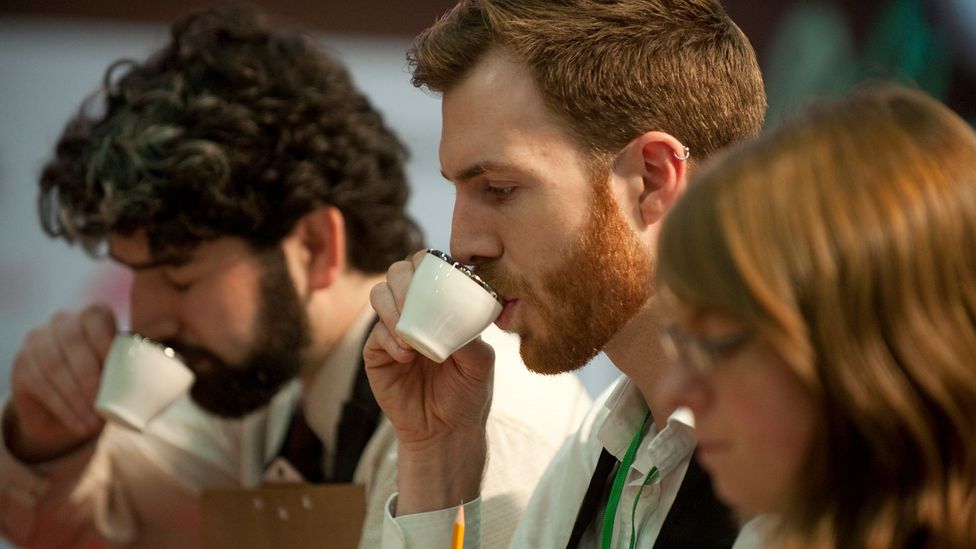 In coffee flavour tasting, a score of more than 80 out of 100 is considered 'specialty' grade (Credit: Getty Images) In coffee flavour tasting, a score of more than 80 out of 100 is considered 'specialty' grade (Credit: Getty Images)
