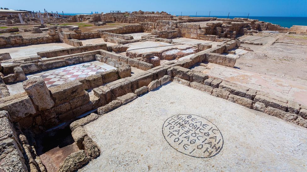The first buildings in Caesarea were erected in the 4th Century BC (Credit: Reynold Mainse/Getty Images) The first buildings in Caesarea were erected in the 4th Century BC (Credit: Reynold Mainse/Getty Images)