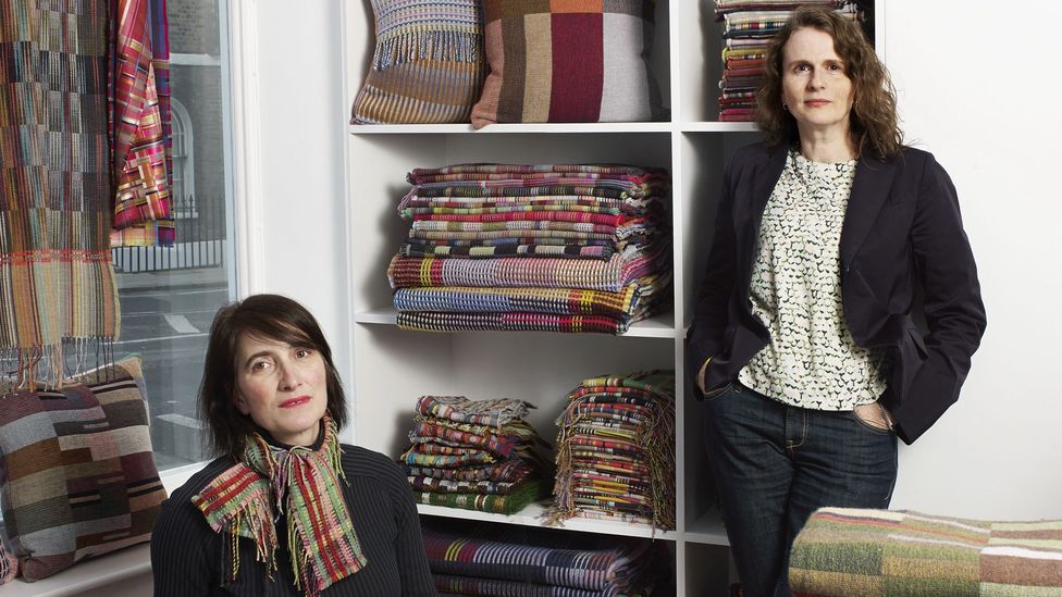 The fabric design duo behind London tubes, trains and buses - BBC Culture