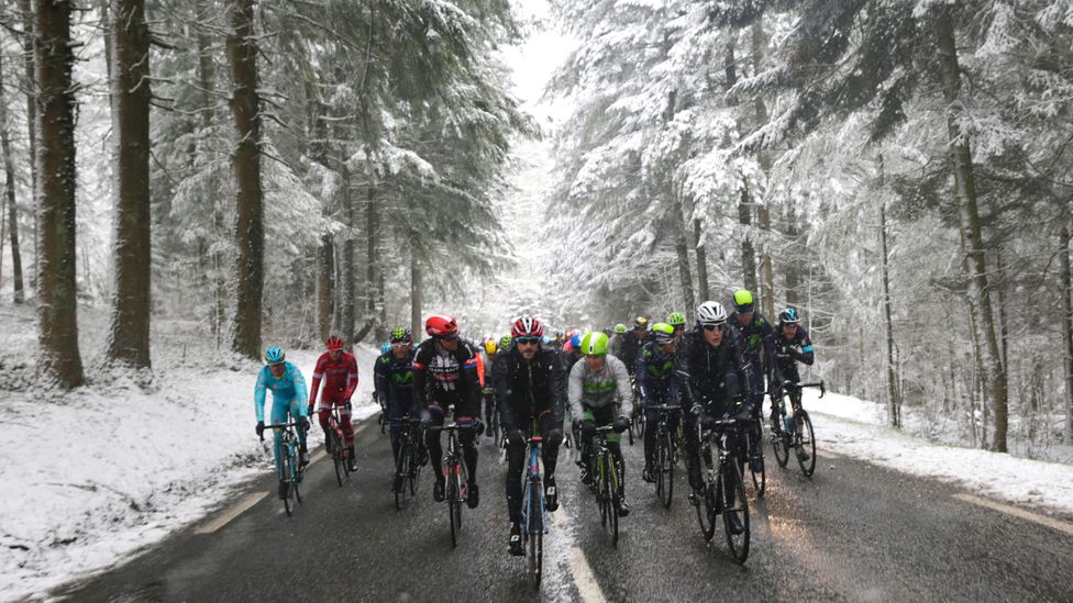 Firms can set challenges for their workers: reaching a certain number of steps over a month, or pitch teams against each other in events such as cycling (Credit: Getty Images) Firms can set challenges for their workers: reaching a certain number of steps over a month, or pitch teams against each other in events such as cycling (Credit: Getty Images)