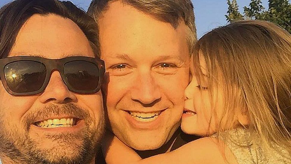 Andrew Alford and Jeffrey Norberg and their daughter (Credit: Andrew Alford and Jeffrey Norberg) Andrew Alford and Jeffrey Norberg and their daughter (Credit: Andrew Alford and Jeffrey Norberg)