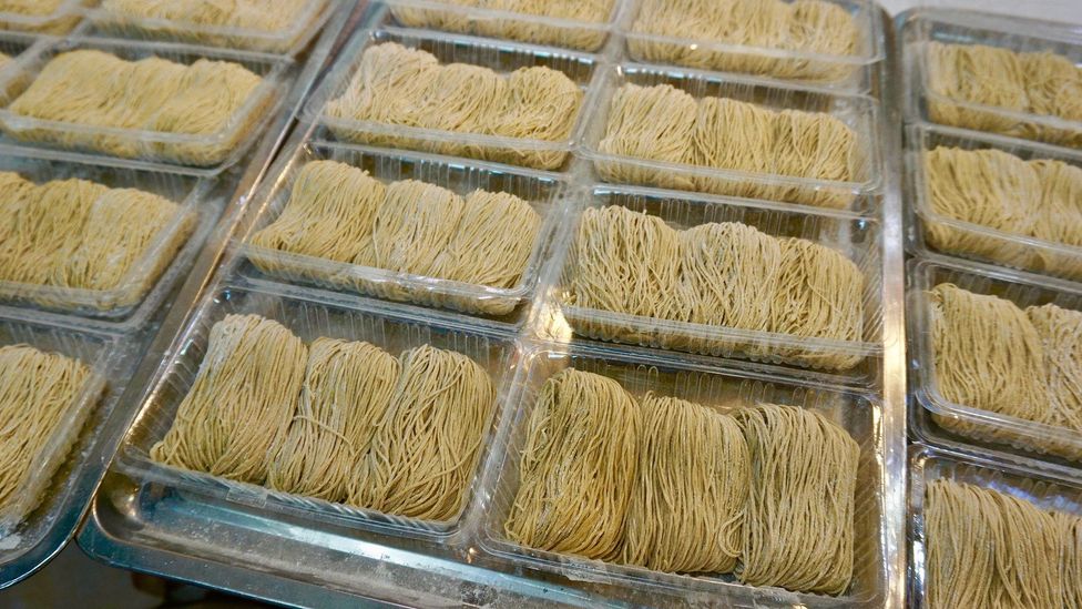 Hong Kong’s rare noodles made by seesaw BBC Travel