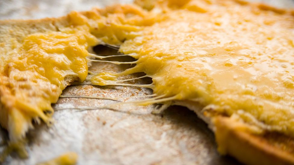 Oozing protein - like melted cheese - has a particularly powerful effect on us (Credit: Alamy)