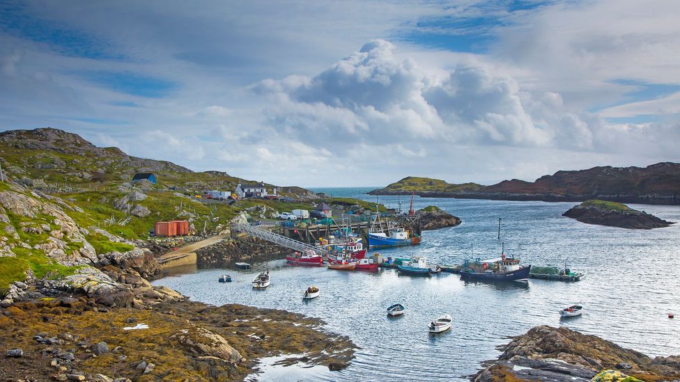 Harris Tweed is unique to Scotland’s Outer Hybrides islands (Credit: Caiaimage/David Henderson/Getty Images)