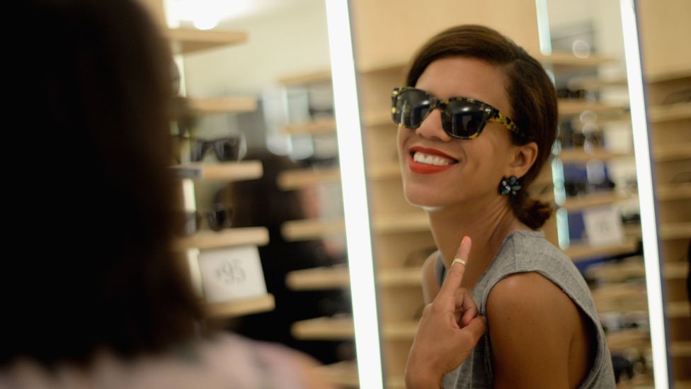 Eyewear startup Warby Parker has launched an app that allows eligible customers to give themselves a vision test at home
(Credit: Getty Images) Eyewear startup Warby Parker has launched an app that allows eligible customers to give themselves a vision test at home
(Credit: Getty Images)