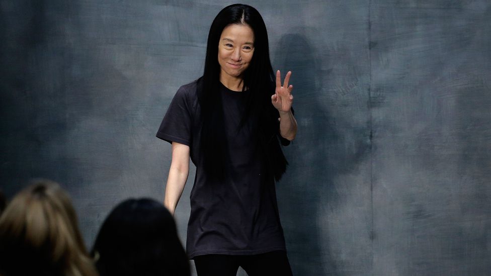 A former figure skater, Vera Wang was senior fashion editor at Vogue for 15 years and then a design director for Ralph Lauren before creating her own label (Credit: Getty Images) A former figure skater, Vera Wang was senior fashion editor at Vogue for 15 years and then a design director for Ralph Lauren before creating her own label (Credit: Getty Images)