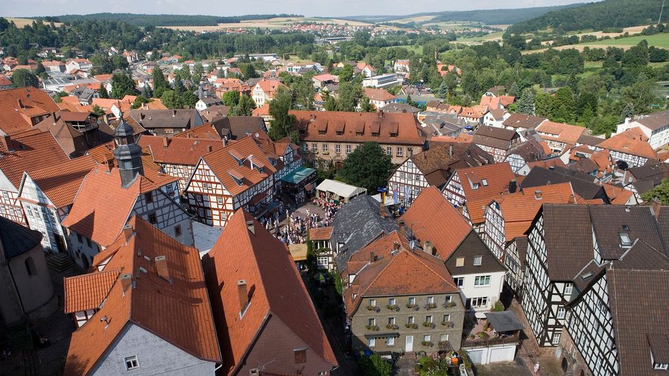 The author travelled to Schlitz, Germany, to visit a distant cousin of Shapira’s late wife (Credit: H Leue/LOOK-foto/Getty Images) The author travelled to Schlitz, Germany, to visit a distant cousin of Shapira’s late wife (Credit: H Leue/LOOK-foto/Getty Images)
