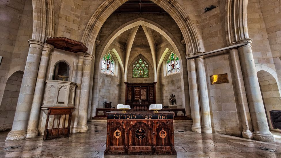 Shapira married his wife and baptized his two daughters in Jerusalem’s Christ Church (Credit: Reynold Mainse/Design Pics/Getty Images) Shapira married his wife and baptized his two daughters in Jerusalem’s Christ Church (Credit: Reynold Mainse/Design Pics/Getty Images)