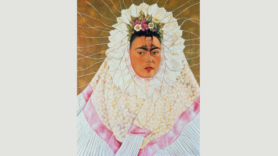 Self-Portrait as Tehuana (1943) is often referred to as 'Diego on my mind' (Credit: Banco de México Diego Rivera Frida Kahlo Museums Trust, Mexico, DF/DACS 2017)