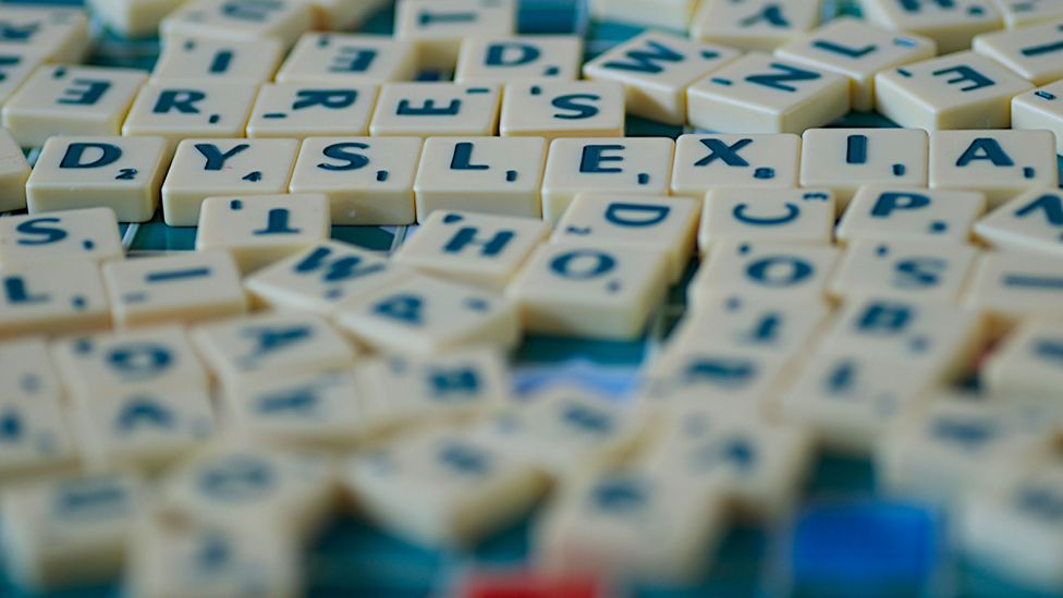 Scrabble pieces spell out the word "Dyslexia" (Credit: Kevin Mooney/Alamy)