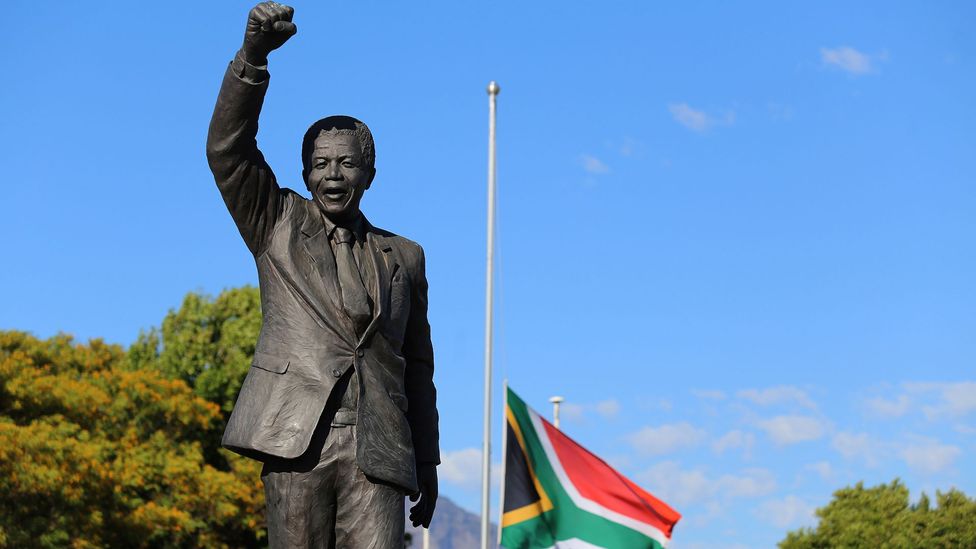 English was adopted as the language of Nelson Mandela’s African National Congress party (Credit: AFP/Getty Images)