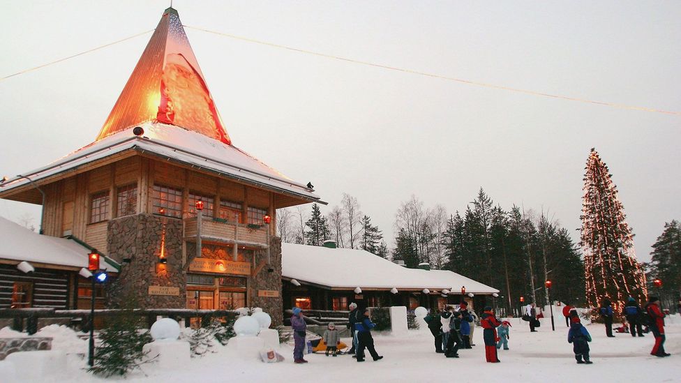 Visitors can meet the Finnish Santa at the Santa Claus Village in Rovaniemi (Credit: Tony Lewis/Getty Images)