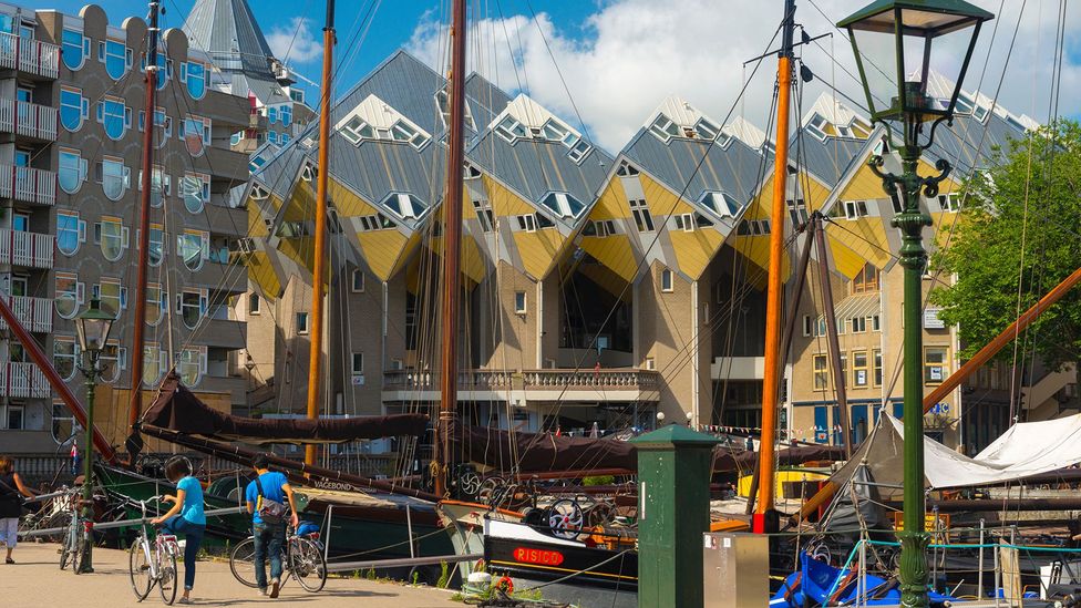 After the city’s destruction, officials decided they would rebuild Rotterdam from scratch (Credit: robertharding/Alamy) After the city’s destruction, officials decided they would rebuild Rotterdam from scratch (Credit: robertharding/Alamy)