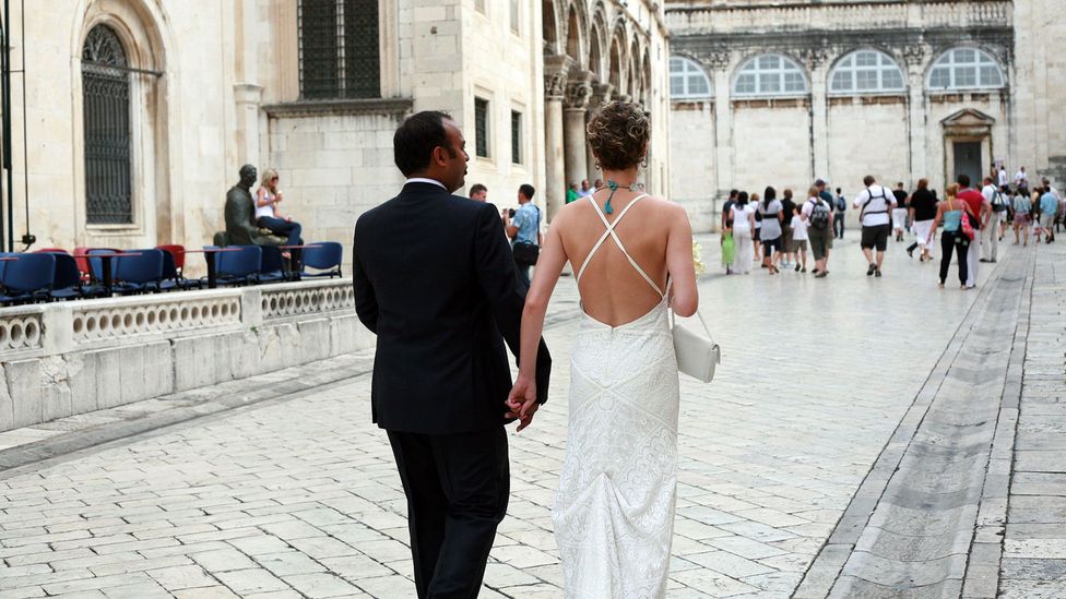 Kristin Vuković: “We were wed two years later in Dubrovnik” (Credit: Kathy Vukovic) Kristin Vuković: “We were wed two years later in Dubrovnik” (Credit: Kathy Vukovic)