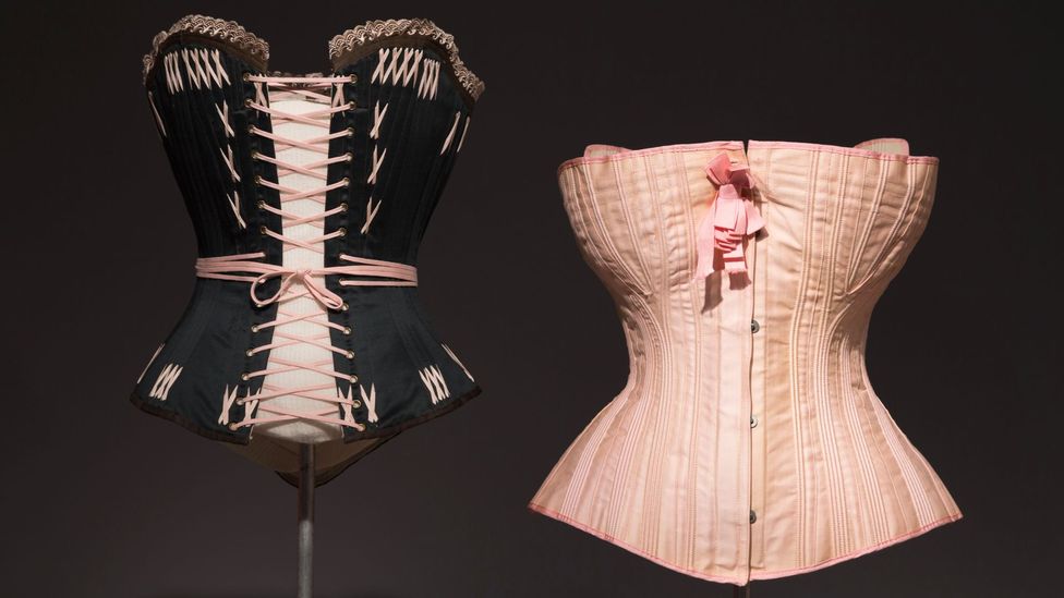 The corset created a uniquely rigid carriage – mastering an elegant gait while constrained was seen as a sign of breeding (Credit: Getty)