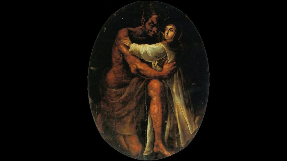 Cristóbal de Villalpando embraced cochineal red, as in his 1695 painting Saint Rose Tempted by the Devil (Credit: Alamy)