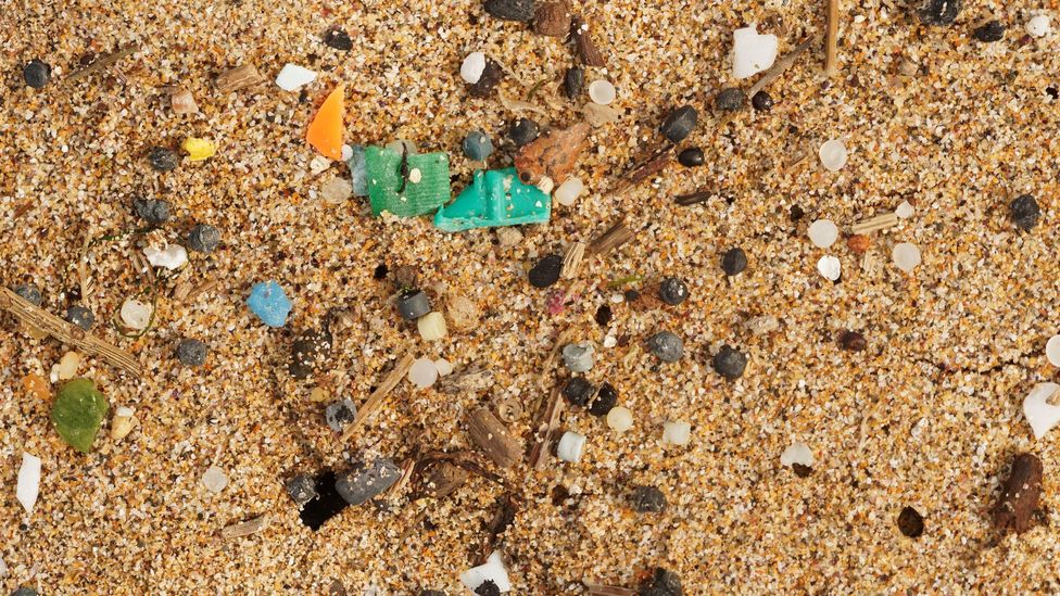 The dawn of the Anthropocene could be marked by the rise of microplastics in the environment (Credit: Alamy) The dawn of the Anthropocene could be marked by the rise of microplastics in the environment (Credit: Alamy)