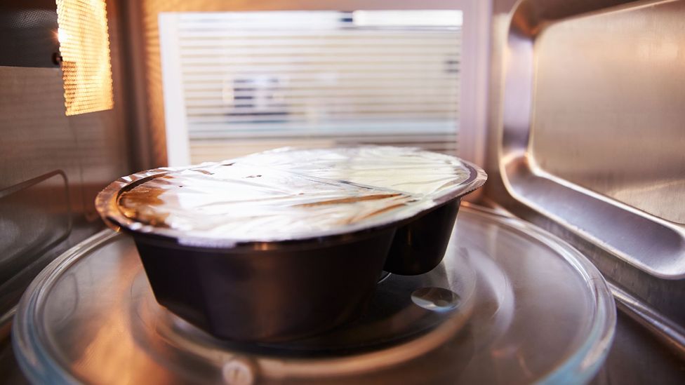 Ready meal in a microwave (Credit: Getty Images) Ready meal in a microwave (Credit: Getty Images)