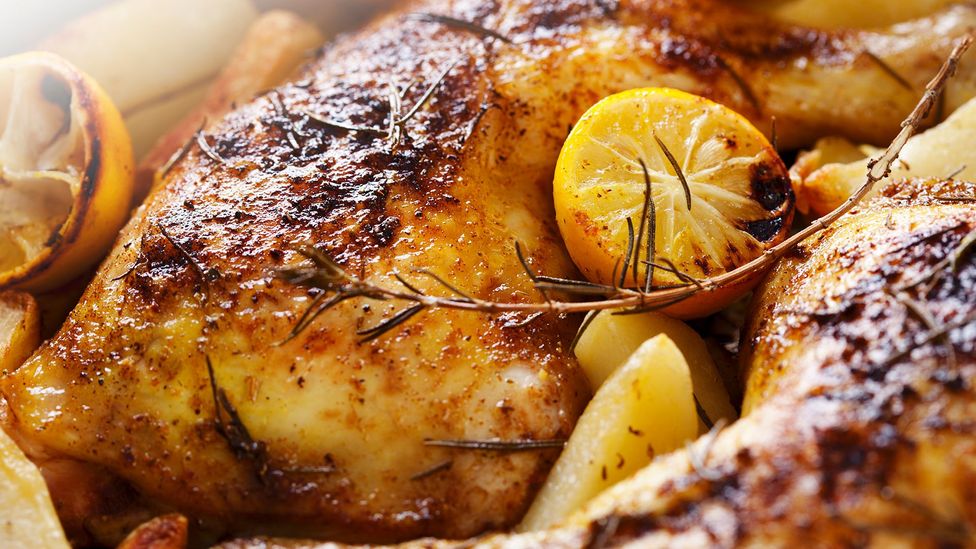 If you want meat with crispy skin, a microwave is not the answer (Credit: Getty Images) If you want meat with crispy skin, a microwave is not the answer (Credit: Getty Images)