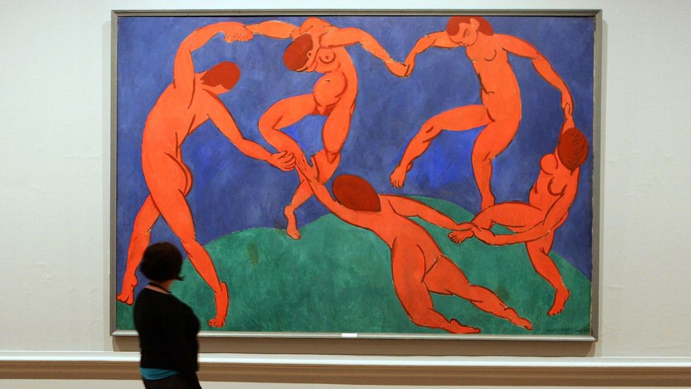 Henri Matisse’s iconic painting The Dance was commissioned in 1909 by a Russian businessman to adorn the staircase of his mansion (Credit: Getty Images)
