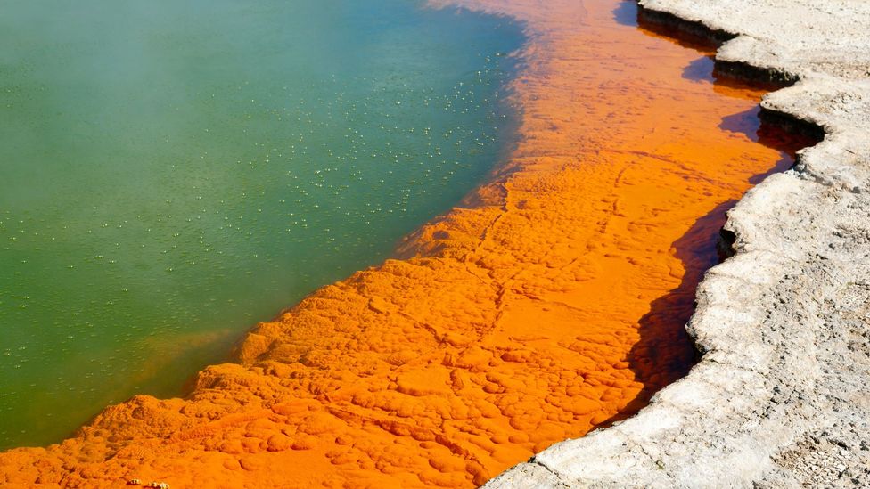 The highly toxic orpiment, rich in lethal arsenic, is found in fumaroles and was used to create the orange pigment for centuries (Credit: Alamy)