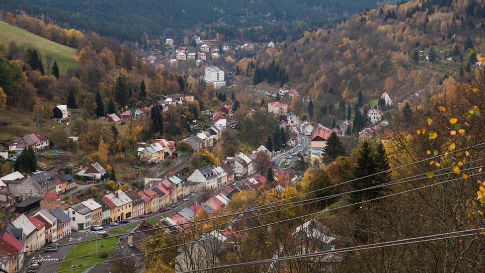 Uranium was first found in the hills around Jachymov in the 19th Century (Credit: Martin Trabalik) Uranium was first found in the hills around Jachymov in the 19th Century (Credit: Martin Trabalik)