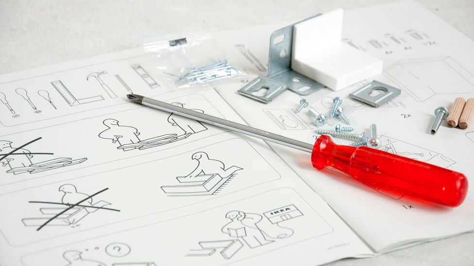 Ikea’s award-winning instruction manuals have got rid of words altogether (Credit: Getty Images)