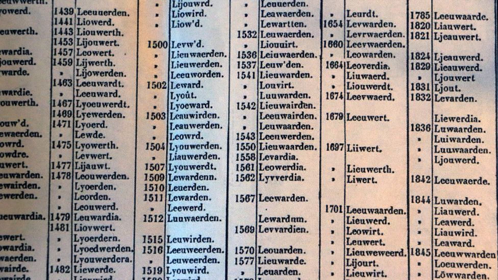 There are more than 200 variations of the name ‘Leeuwarden’ dating back to the 11th Century (Credit: Mike MacEacheran)