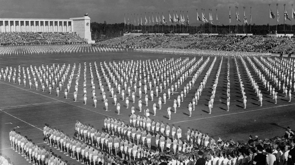 The Nazi parade grounds in Nuremberg were meant to be imposing enough to suggest the Third Reich would last as long as the Roman Empire (Credit: Getty Images) The Nazi parade grounds in Nuremberg were meant to be imposing enough to suggest the Third Reich would last as long as the Roman Empire (Credit: Getty Images)