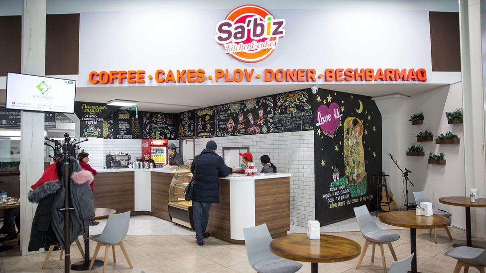 It will cost about $3,000 for Sa’biz restaurant to change the spelling of its name the new version, Sábiz (Credit: Taylor Weidman)