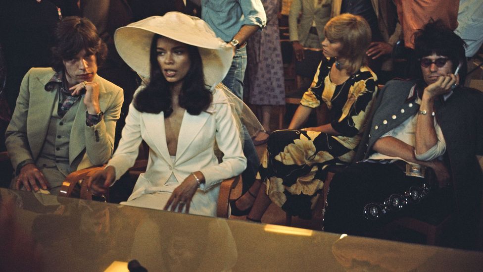 bianca jagger wedding hat