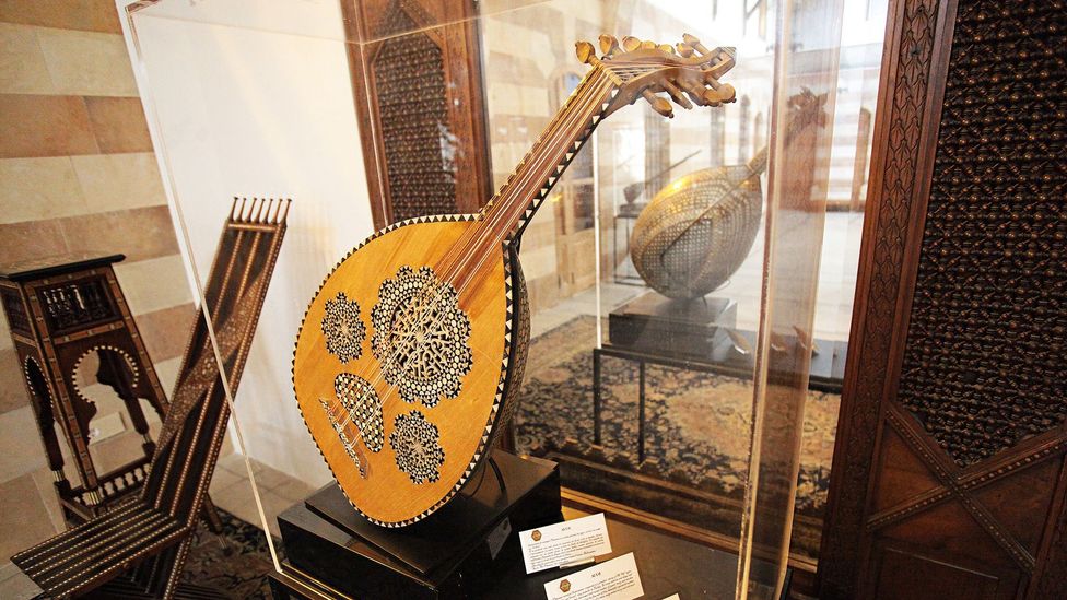 The Debbané Palace in Saida, Lebanon, houses a rich collection of Ottoman-era musical instruments (Credit: Leila Molana-Allen)