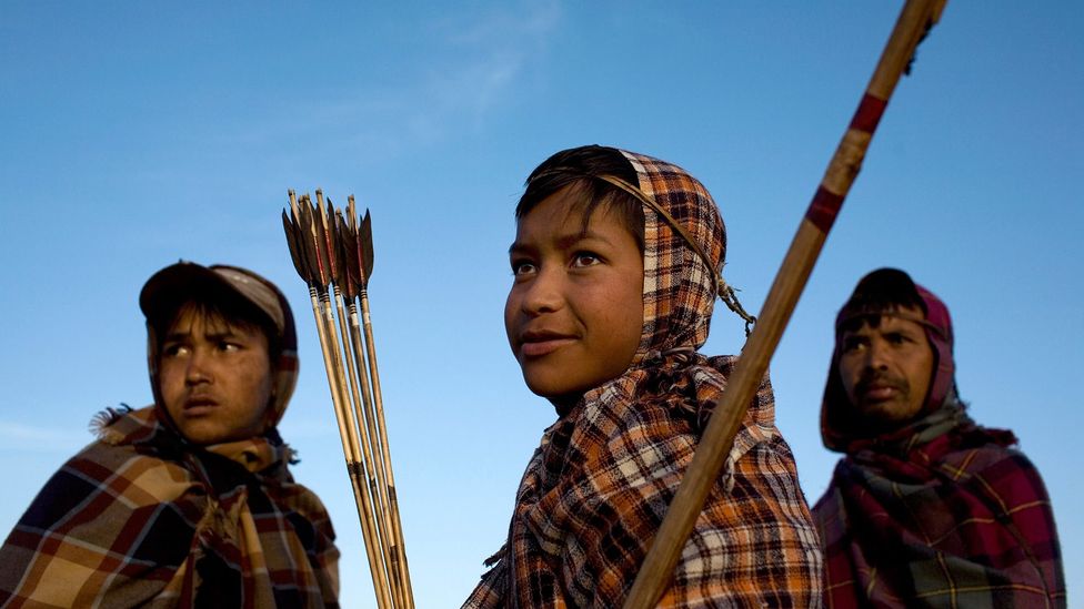 Members of the Khasi tribe believe archery was a gift from the gods (Credit: FINDLAY KEMBER/Getty Images)