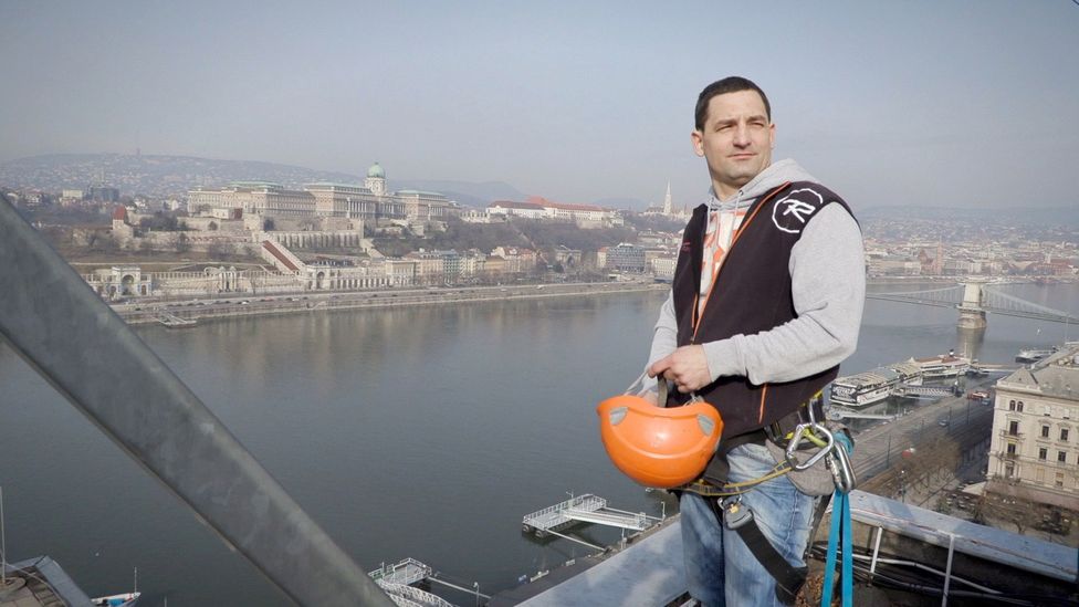 "During the day, I can see all of Budapest’s impressive buildings from above" (Credit: Werner Hoffmann)
