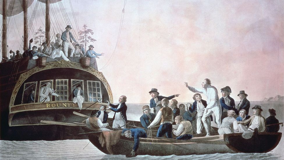 The infamous ‘Mutiny on the Bounty’ occurred while Lieutenant William Bligh was transporting breadfruit from Tahiti to the Caribbean (Credit: UniversalImagesGroup/Getty Images)
