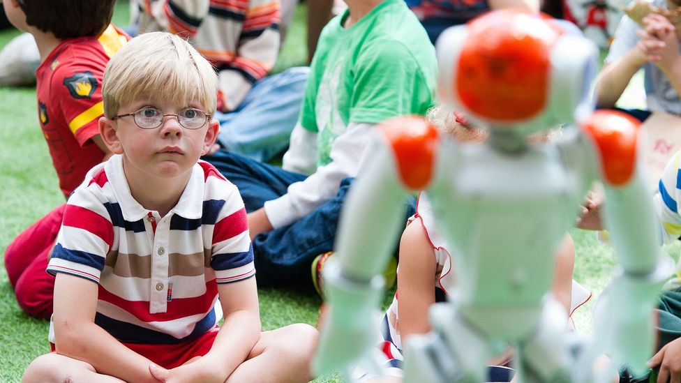 This jovial robot tells stories, sings and dances for children – but could it ever replace a human playmate? (Credit: Getty Images) This jovial robot tells stories, sings and dances for children – but could it ever replace a human playmate? (Credit: Getty Images)