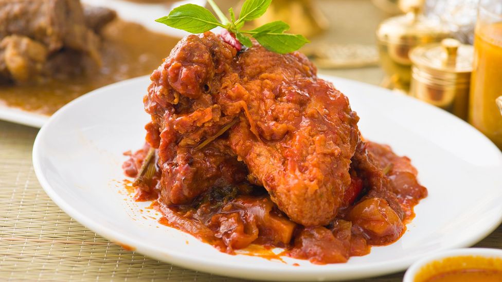 Due to the Minangkabau people’s trade relationship with India, it is believed that rendang is a close relation to Indian curry (Credit: yu liang wong/Alamy)