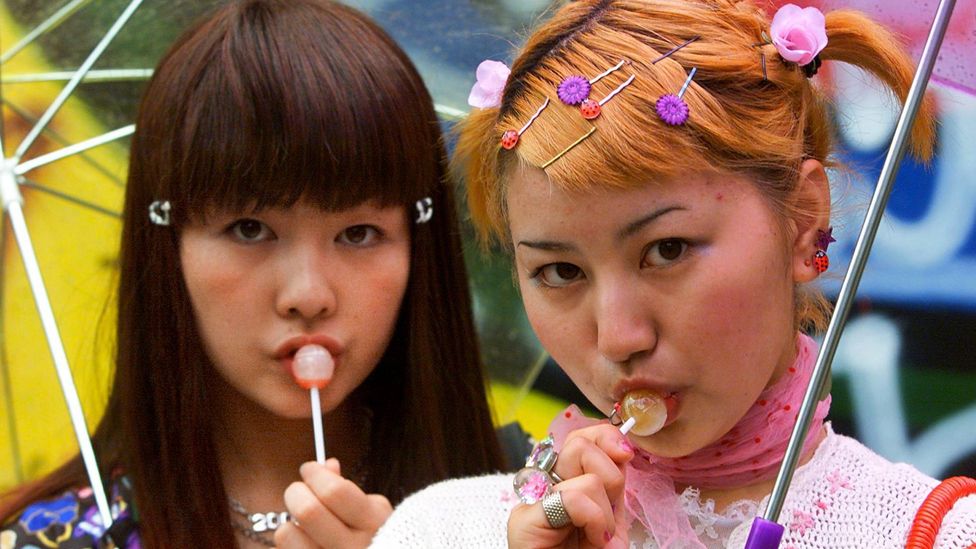 Sex and the City arrived right at the moment that bolder feminine attitudes were emerging in Japan, as epitomised by the Harajuku style (Credit: Getty Images)