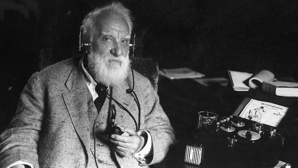 Scottish-born inventor Alexander Graham Bell was fascinated by the idea of transmitting speech (Credit: Getty Images) Scottish-born inventor Alexander Graham Bell was fascinated by the idea of transmitting speech (Credit: Getty Images)
