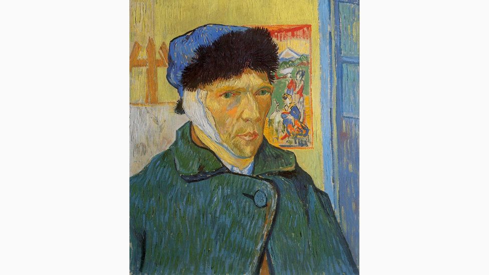 van gogh japanese self portrait