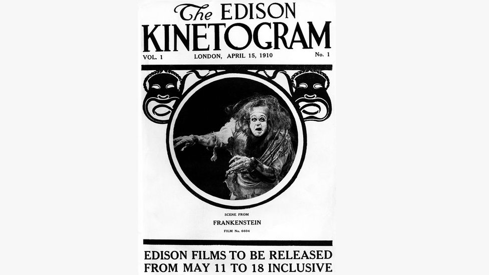 Thomas Edison’s 1910 short film was the first time the story of Frankenstein appeared on screen (Credit: Alamy)