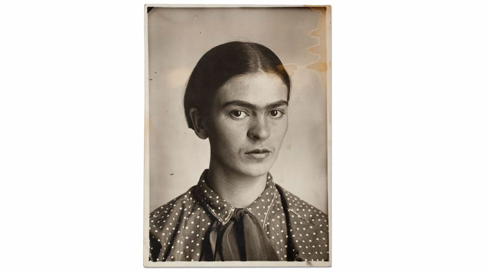 Frida is said to have used her self-portraits and traditional Mexican dresses to help her deal with her life and struggles (Credit: Victoria and Albert Museum)