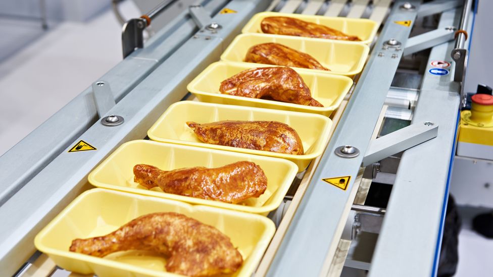 Plastic films and protective trays keep fresh meat in an oxygen free atmosphere, helping to prevent it from spoiling (Credit: Getty Images)