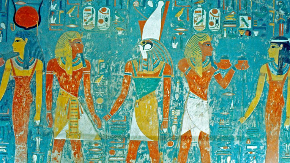 Green was used for depictions of the ancient Egyptian god of life and death, Osiris (Credit: Getty Images) Green was used for depictions of the ancient Egyptian god of life and death, Osiris (Credit: Getty Images)